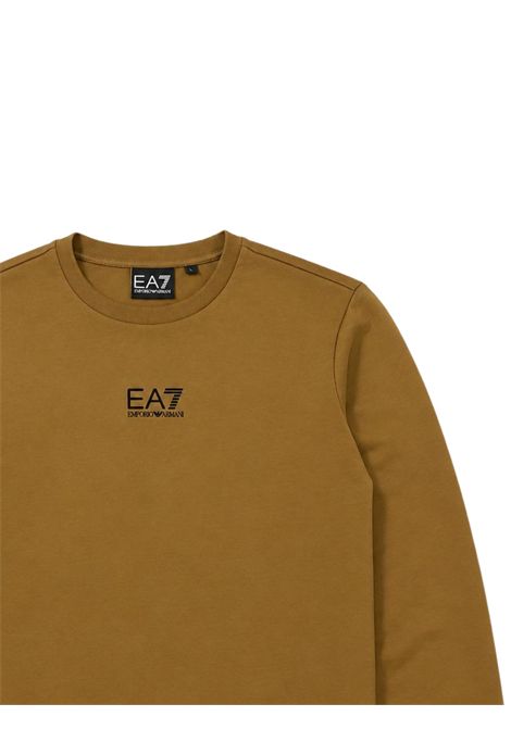 Felpa bambino verde in cotone EMPORIO ARMANI | 7B000025VERDE